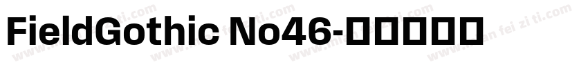 FieldGothic No46字体转换